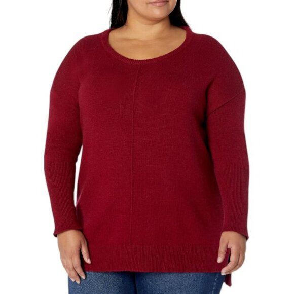 Goodthreads red jersey stitch sweater size L - Picture 1 of 4